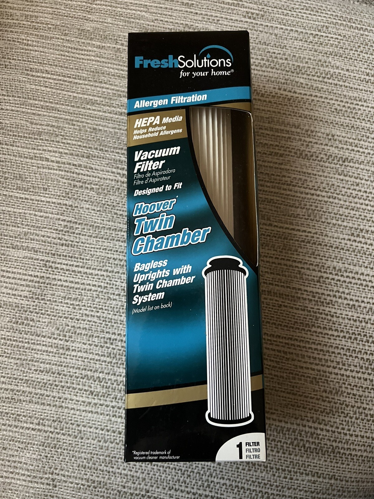 FRESH SOLUTIONS Allergen Filtration Upright Hoover Twin Chamber Vacuum Filter gallery