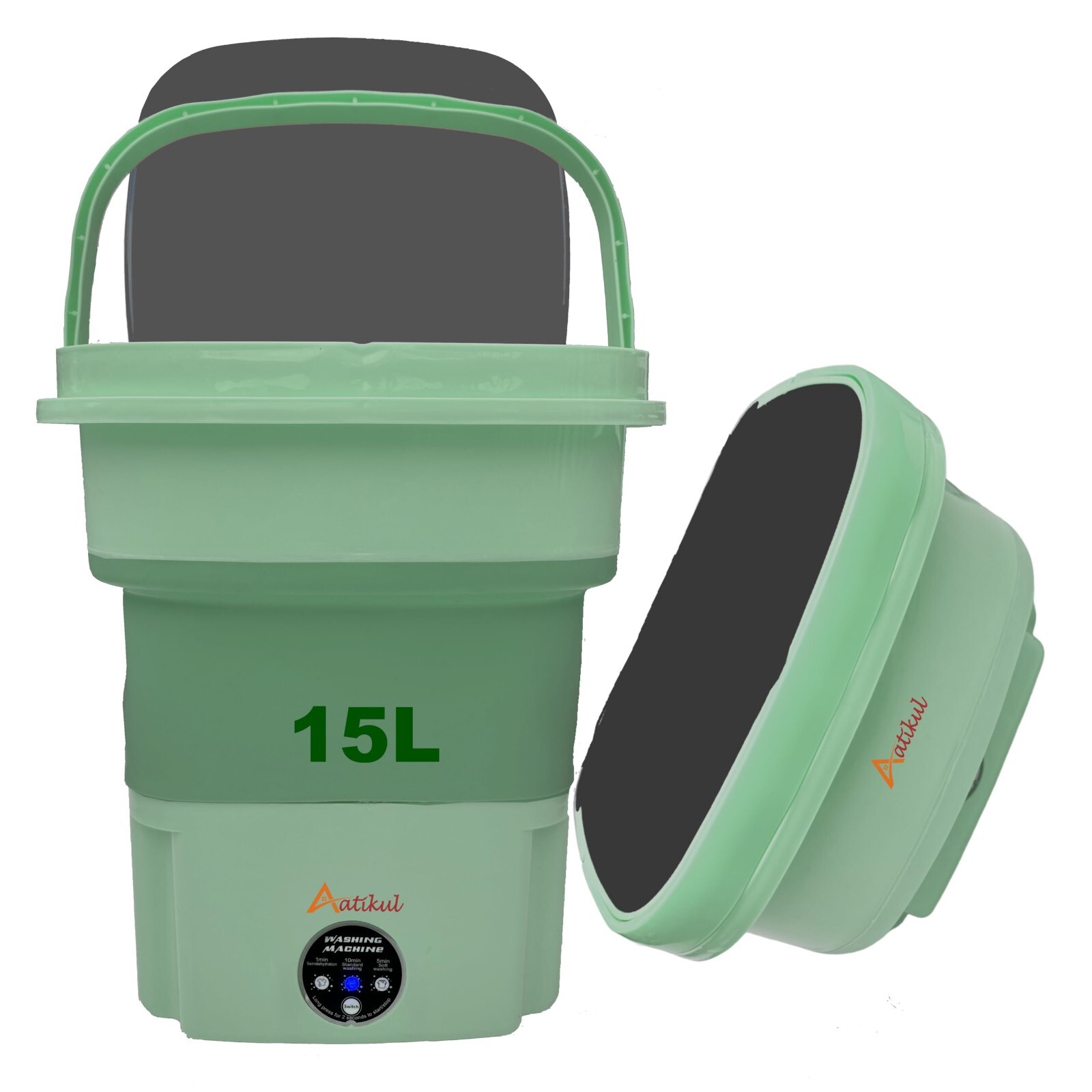 15L Foldable Portable Mini Washer, Small washing Machine for Small clothes gallery
