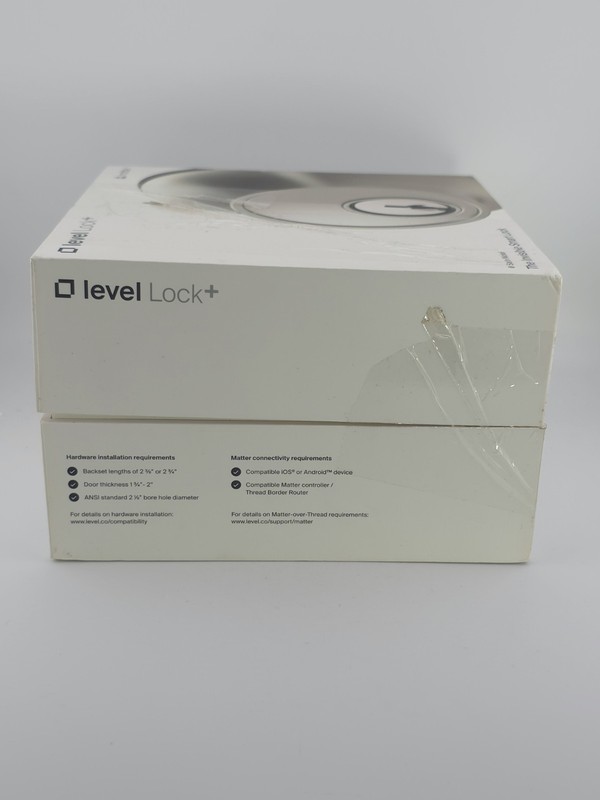 Level Lock+ (Matter) Second Edition Smart Lock – Satin Nickel – Open Box A-F22U gallery
