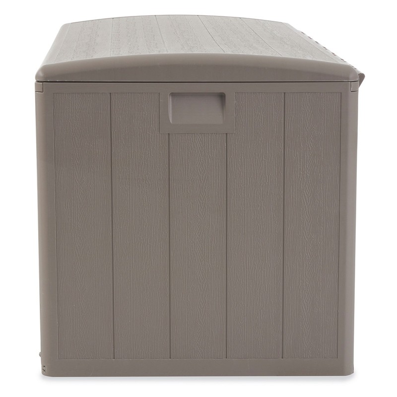 Plastic Development Group 130 Gallon Resin Outdoor Patio Storage Deck Box, Gray gallery