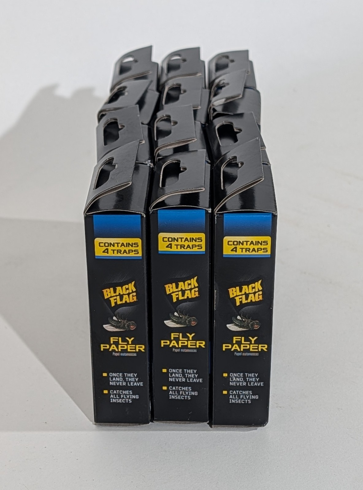 Black Flag HG-11016 Fly Paper Insect Trap, 4 Rolls Packs - 12 Packs (48 Traps) gallery