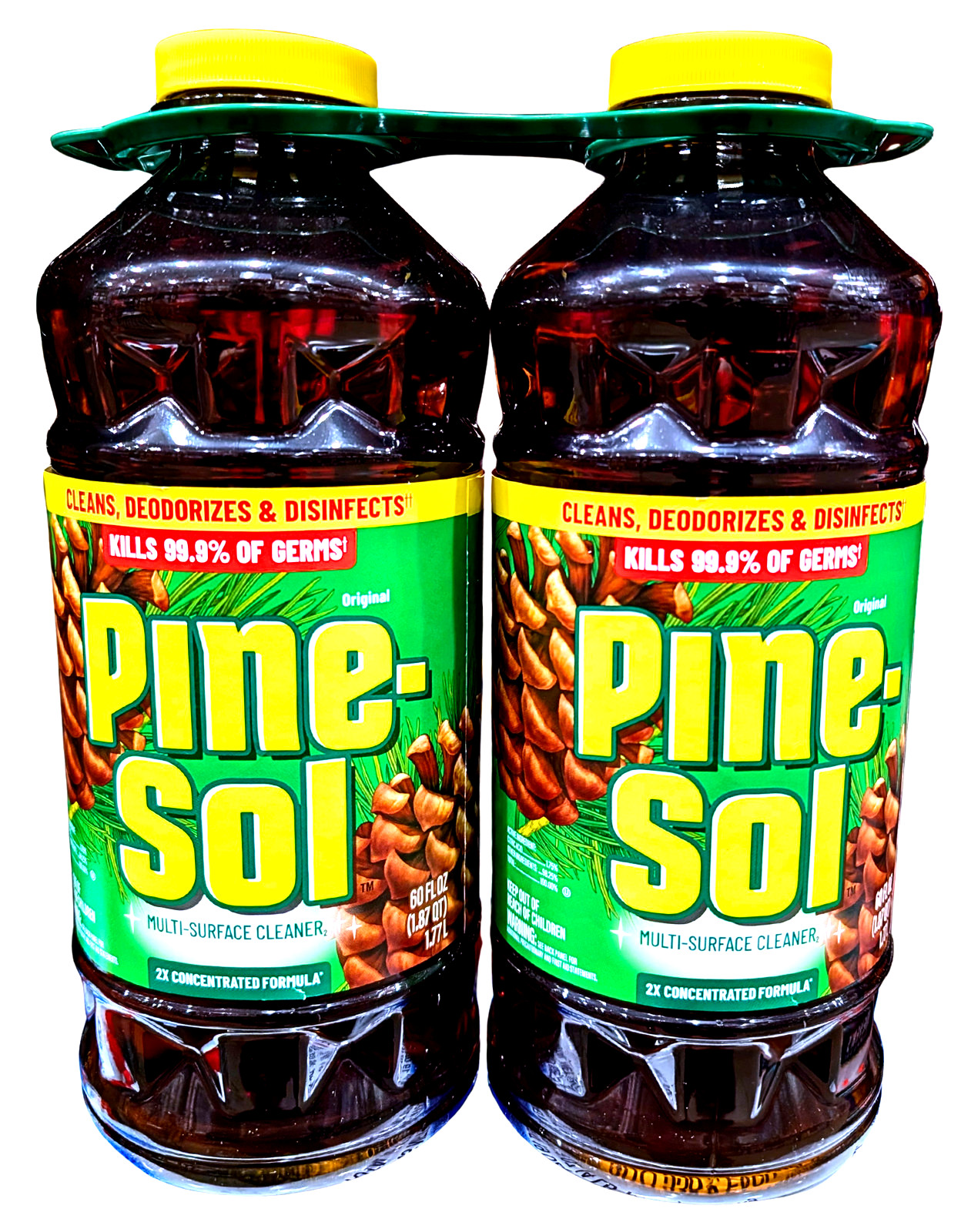 Pine-Sol Multi-Surface Cleaner 2X Concentrated Original 2 Count x 60 Fl Oz gallery