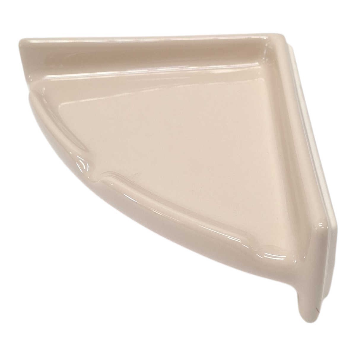 Porcelain Round Corner Shower and Bathroom Shelf Made in the US gallery