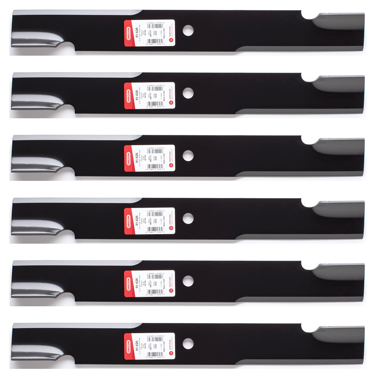 6PK Oregon Replacement Blade for 61" Scag V-Ride, V-Ride II, V-Ride XL - 482881 gallery