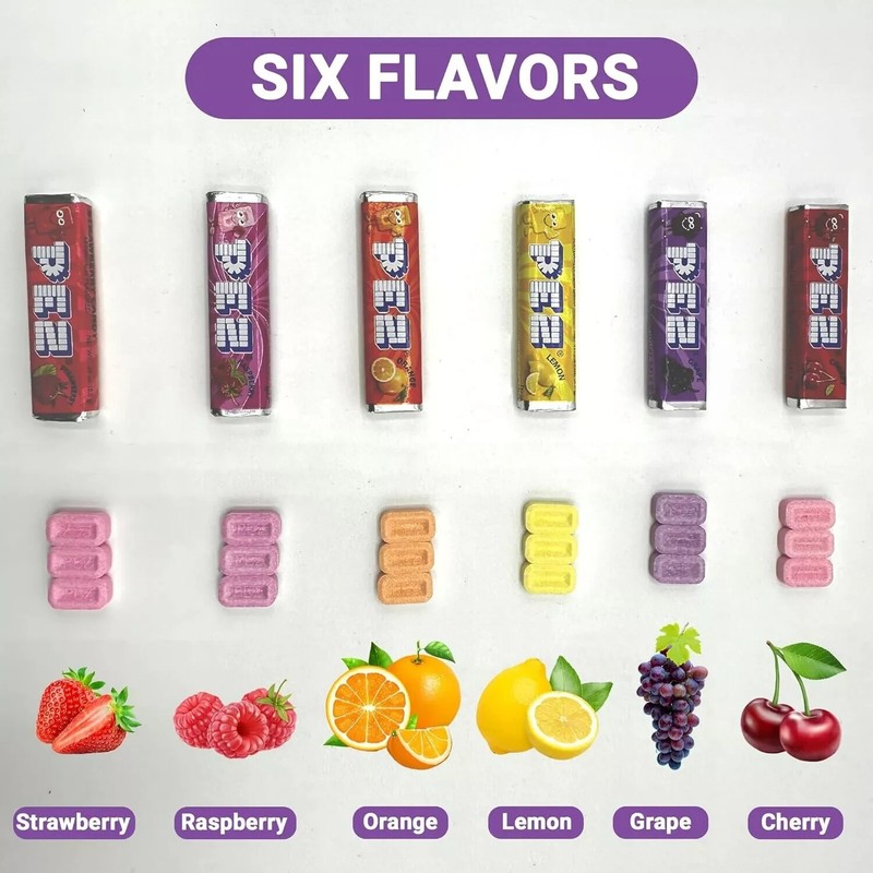 PEZ Candy Refills, 6 Assorted Fruit Flavors, Bulk & Delicious Candy (5 Pounds) gallery