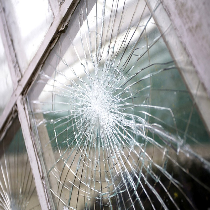 Security Window Film Clear Self-Adhesive Anti Shatter Glass UV Protection 4/8Mil gallery
