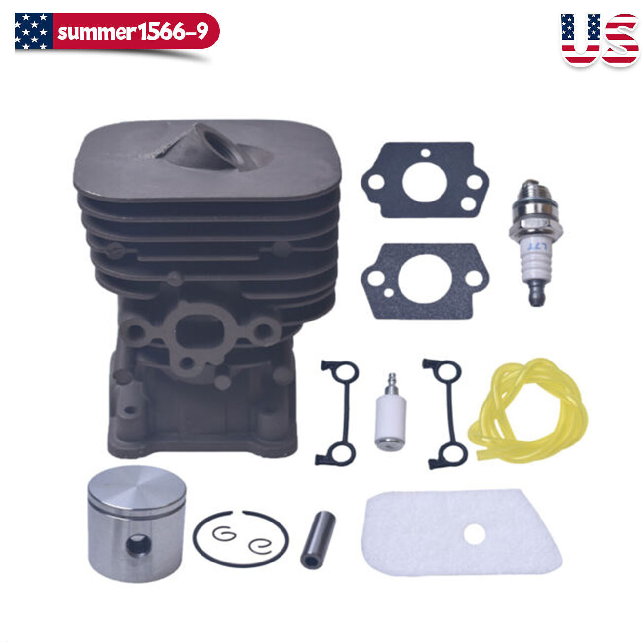 Bore 35mm Cylinder Piston Gasket Kit For Husqvarna 128C 128CD 128L 128LD Trimmer gallery