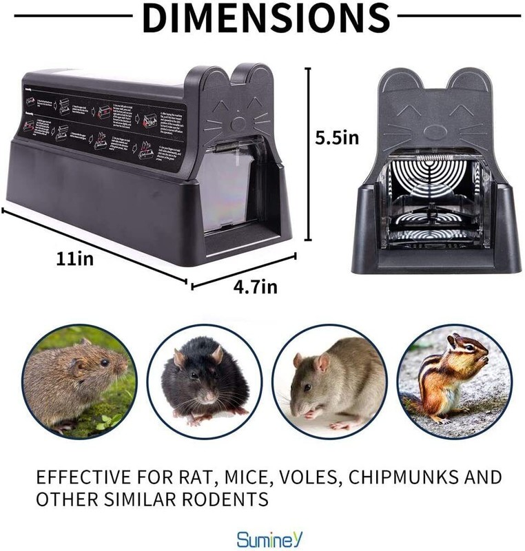 Electronic Mouse Trap Victor Control Rat Mice Killer Pest Electric Rodent Zapper gallery