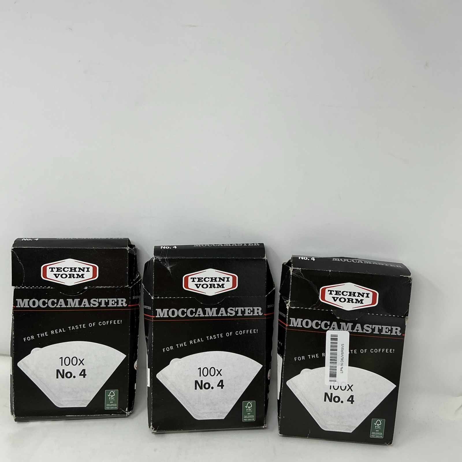 Moccamaster Technivorm 85022 Paper Filter No. 4 White Pack of 3 Open Box gallery