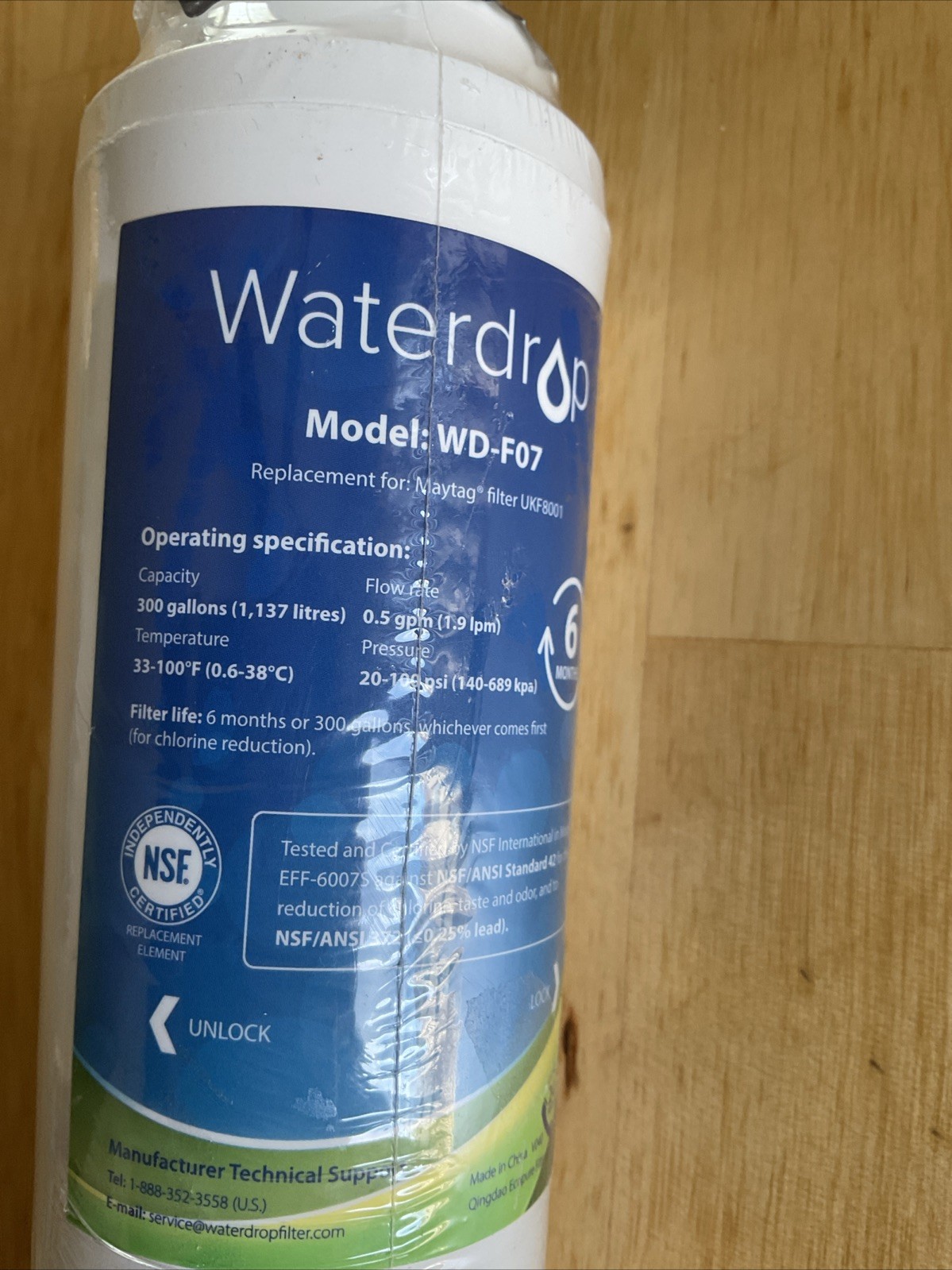 Waterdrop Water Filter WD-F07 - Sealed gallery