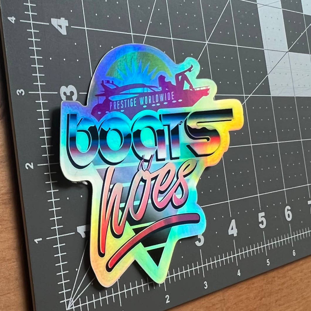 Step Brothers | Prestige World Wide | Boats and Hoes | Vinyl Sticker gallery