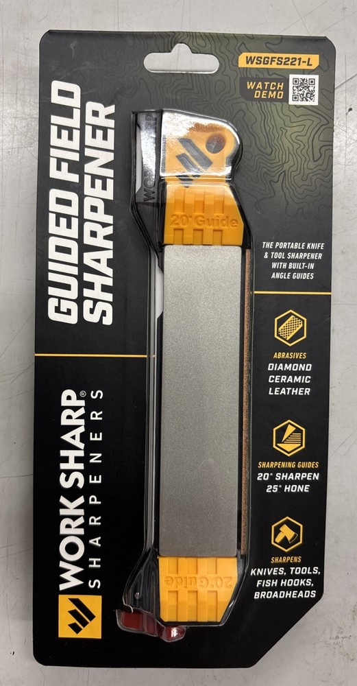 WORK SHARP Work Sharp Guided Field Sharpener Compact Hunting Knife Sharpener NEW