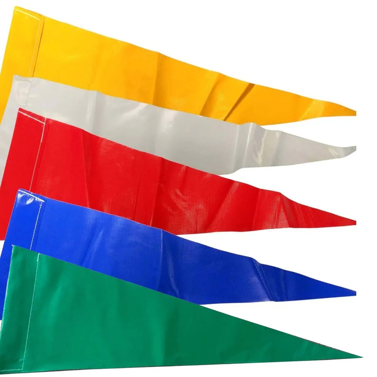Assorted High Peak Tent Flags for Party Event Festival Canopies 12" x 33" - 5Pk gallery