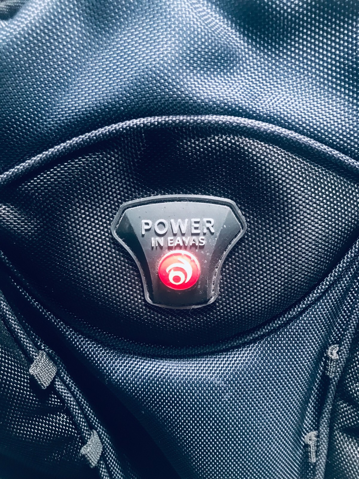 Power in Eavas Backpack -Blue and Black with wheels 2