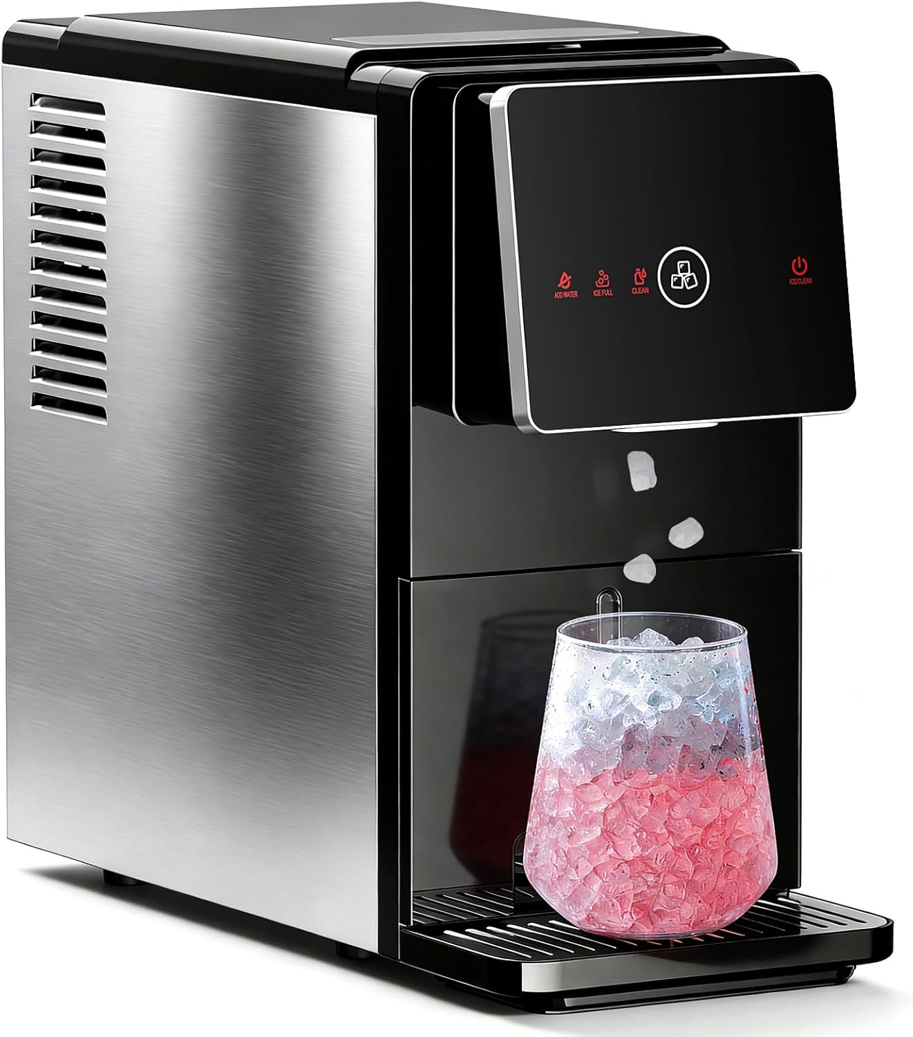 Nugget Ice Maker Countertop, 33 Lbs/24H, Automatic Ice Dispenser, Self-Cleaning gallery