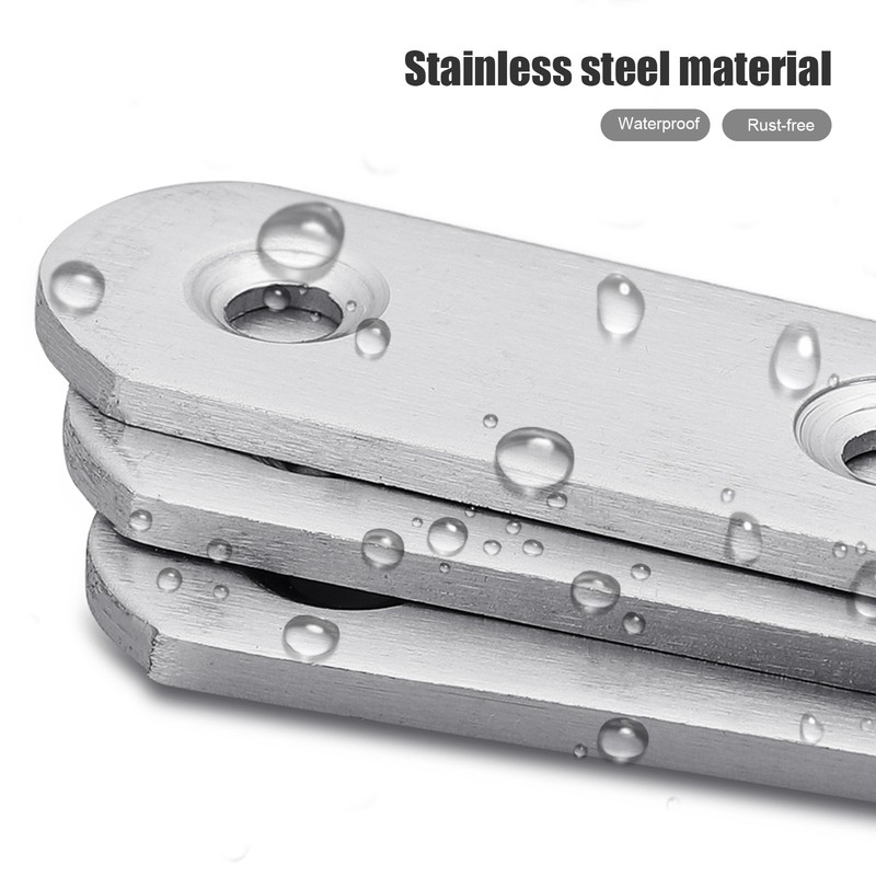 20 Pcs L Bracket Corner Brace Sets Silver Stainless Steel 90 Degree Right Angle gallery
