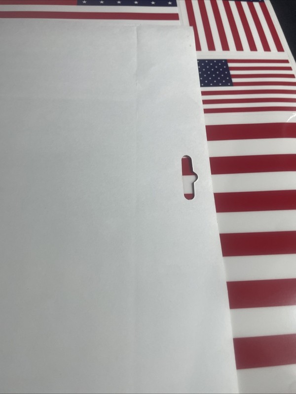 Retro Color-Clings Static Cling Window Decoration American Flag 90’s gallery
