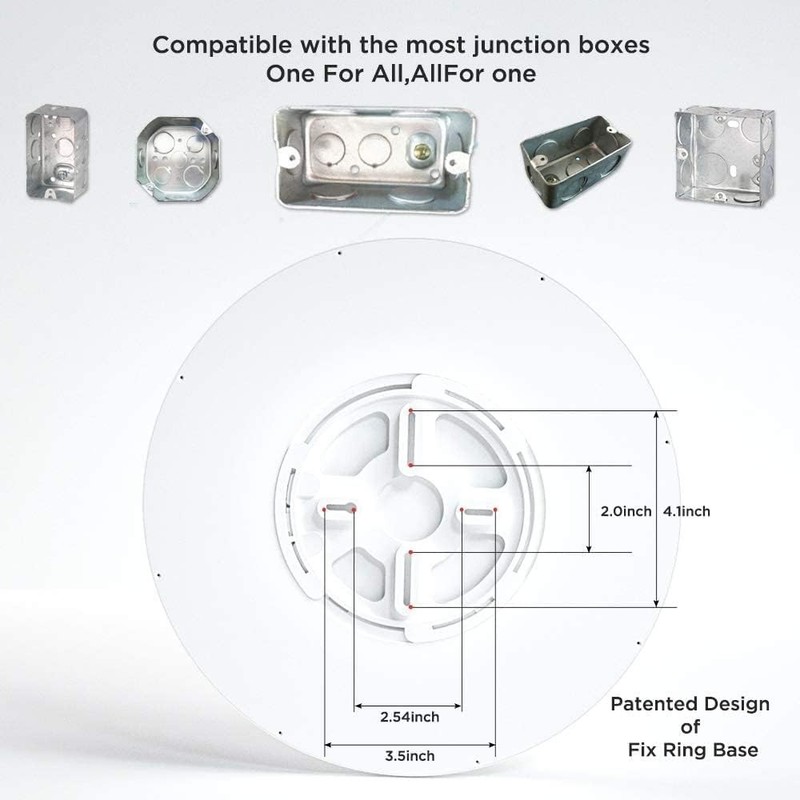 4 Pack of Flush Mount Ceiling Light 12 Inch (3000K/3500K/4000K/5000K. Slim Led L gallery