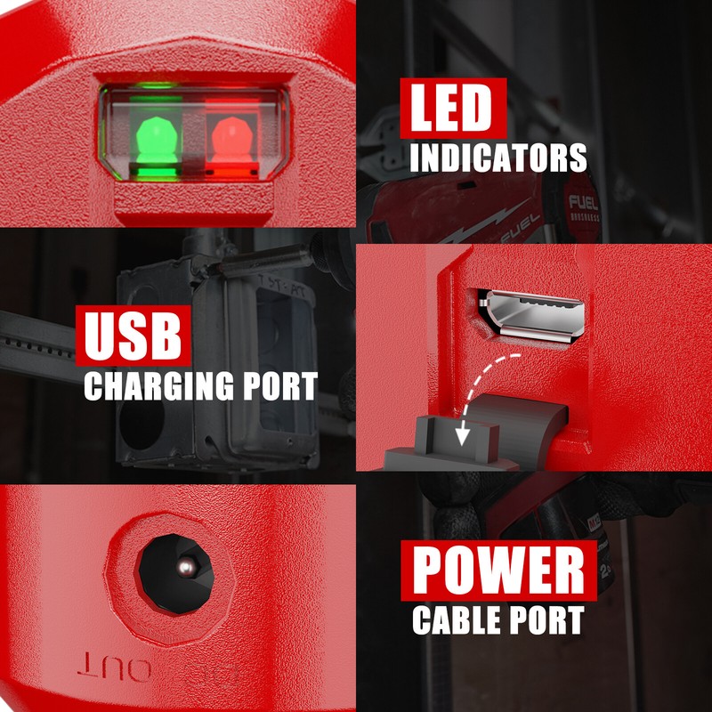 Replace for Milwaukee M12 Battery Adapter Heated Jacket 48-59-1201 49-24-2310 gallery