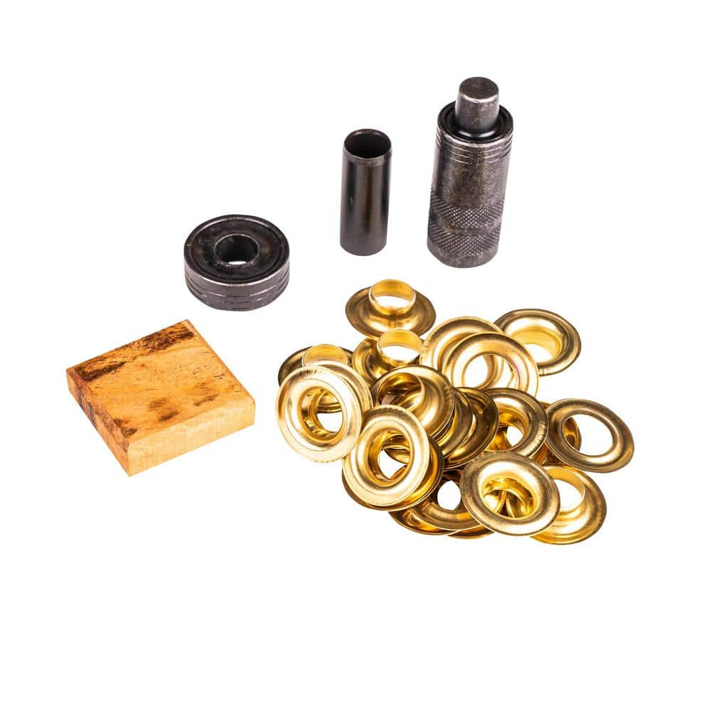 General Tools 1/2 In. Solid-Brass Grommet Kit gallery
