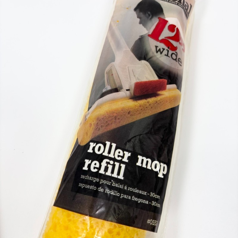 Quickie Professional Jumbo Roller Mop Head Refill Type P 12” Fits 055 / 055B gallery