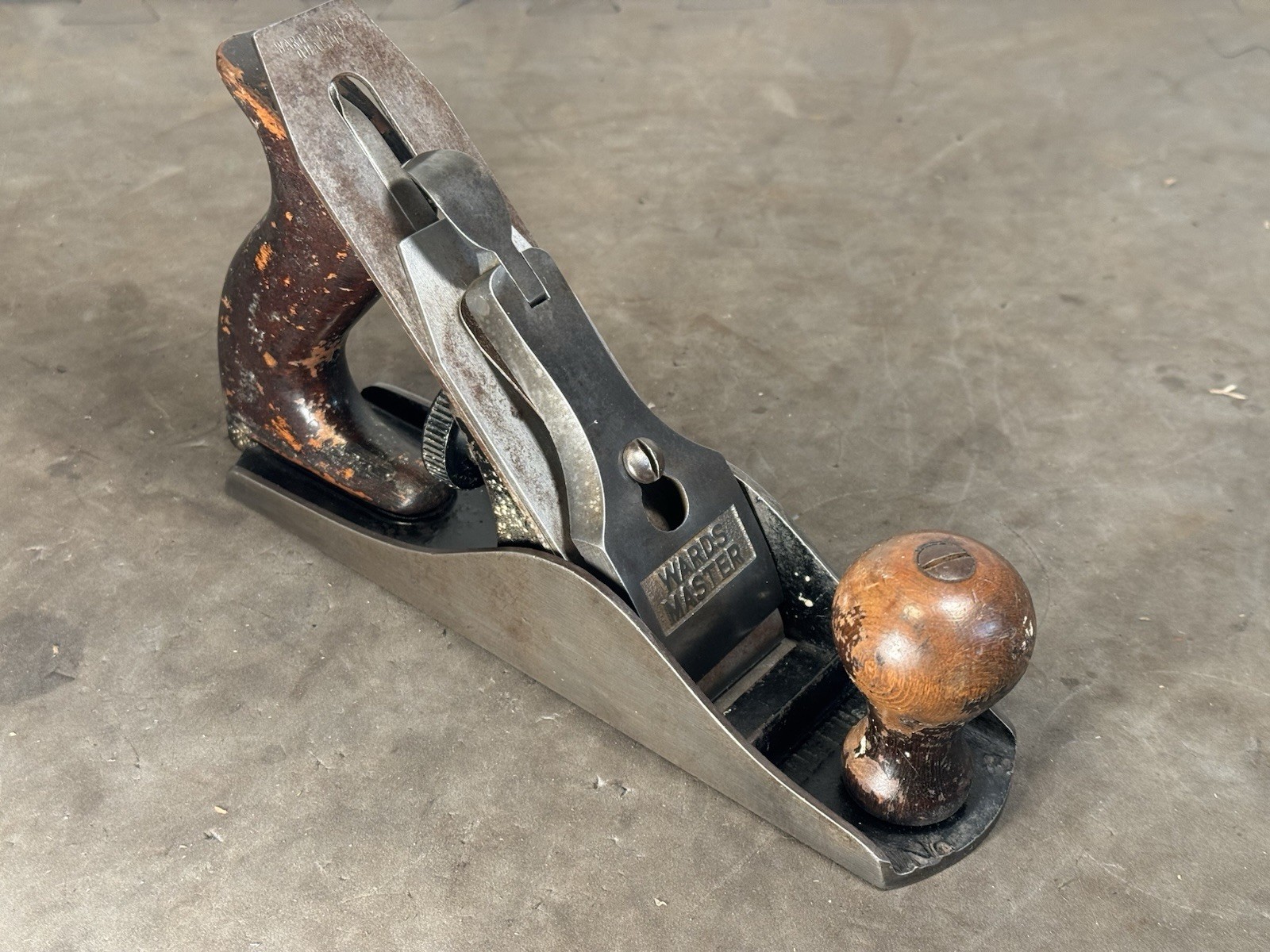 Wards Master Quality No 3 - 9 1/4" Bench Plane Wartime Stanley Made Sharp VTG gallery