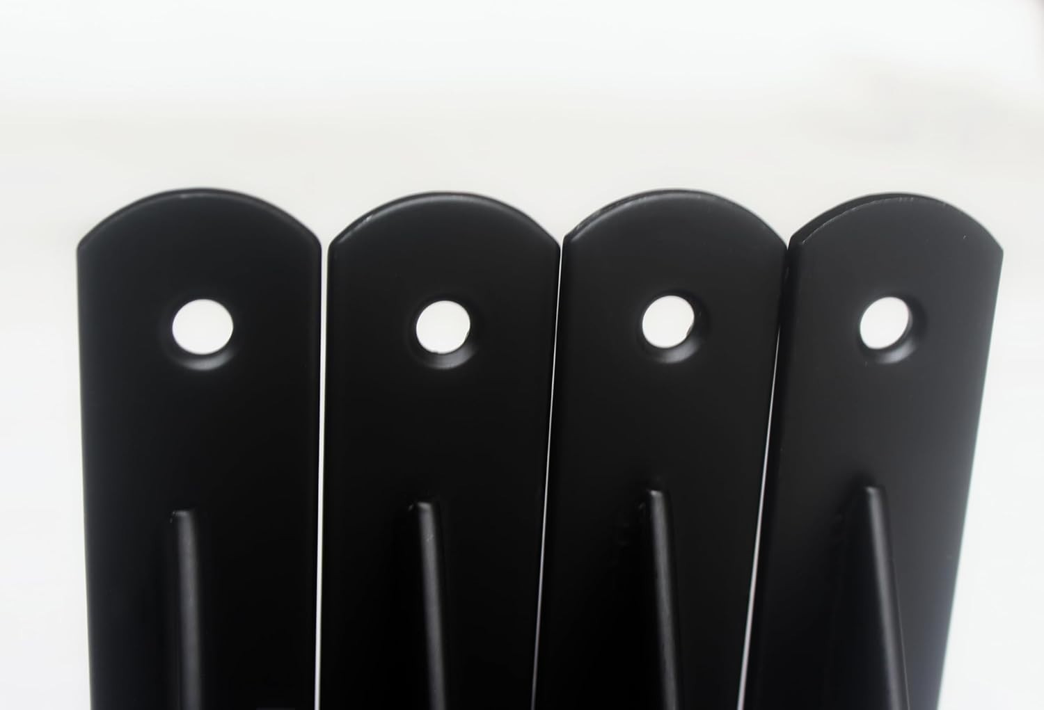 6-Pack Heavy Duty Black Shelf Brackets - 240lb Support & Easy Installation gallery