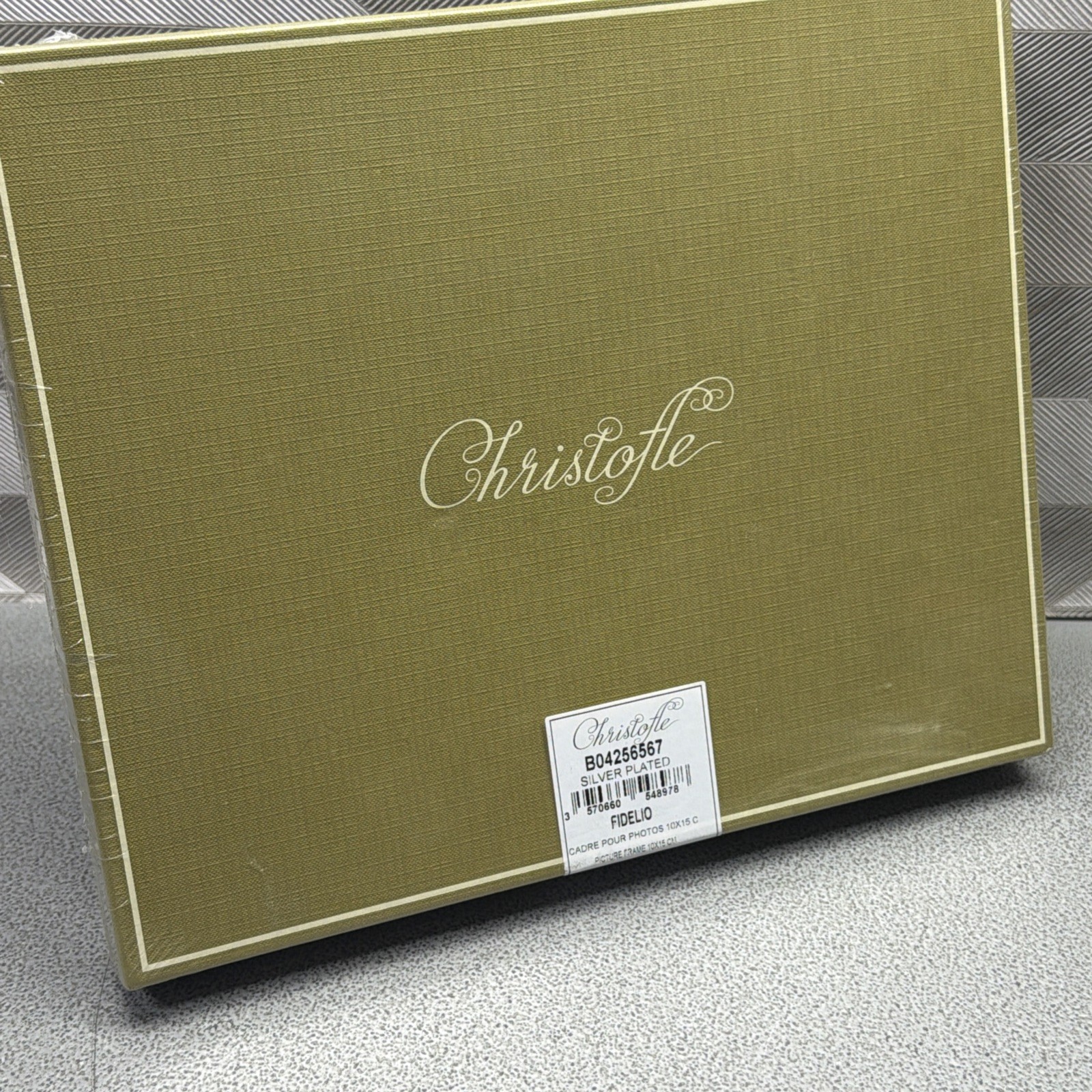 CHRISTOFLE B04256567 SILVER PLATED FIDELIO PICTURE FRAME 10X15cm gallery