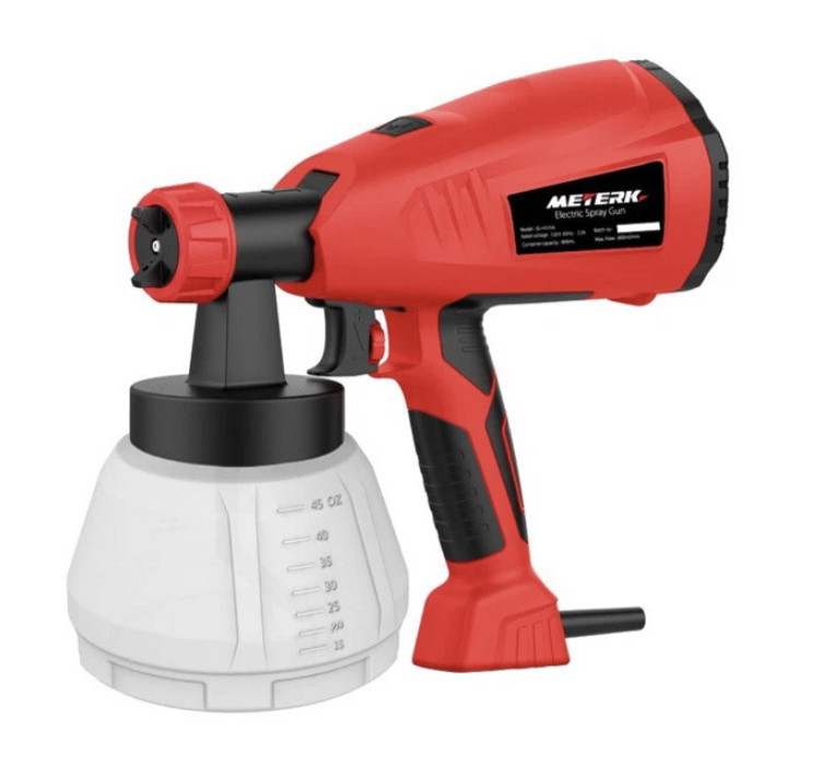 Meterk 400W HVLP Electric Paint Sprayer Gun 1300ml 3 Nozzles & Patterns JS-HH15A gallery