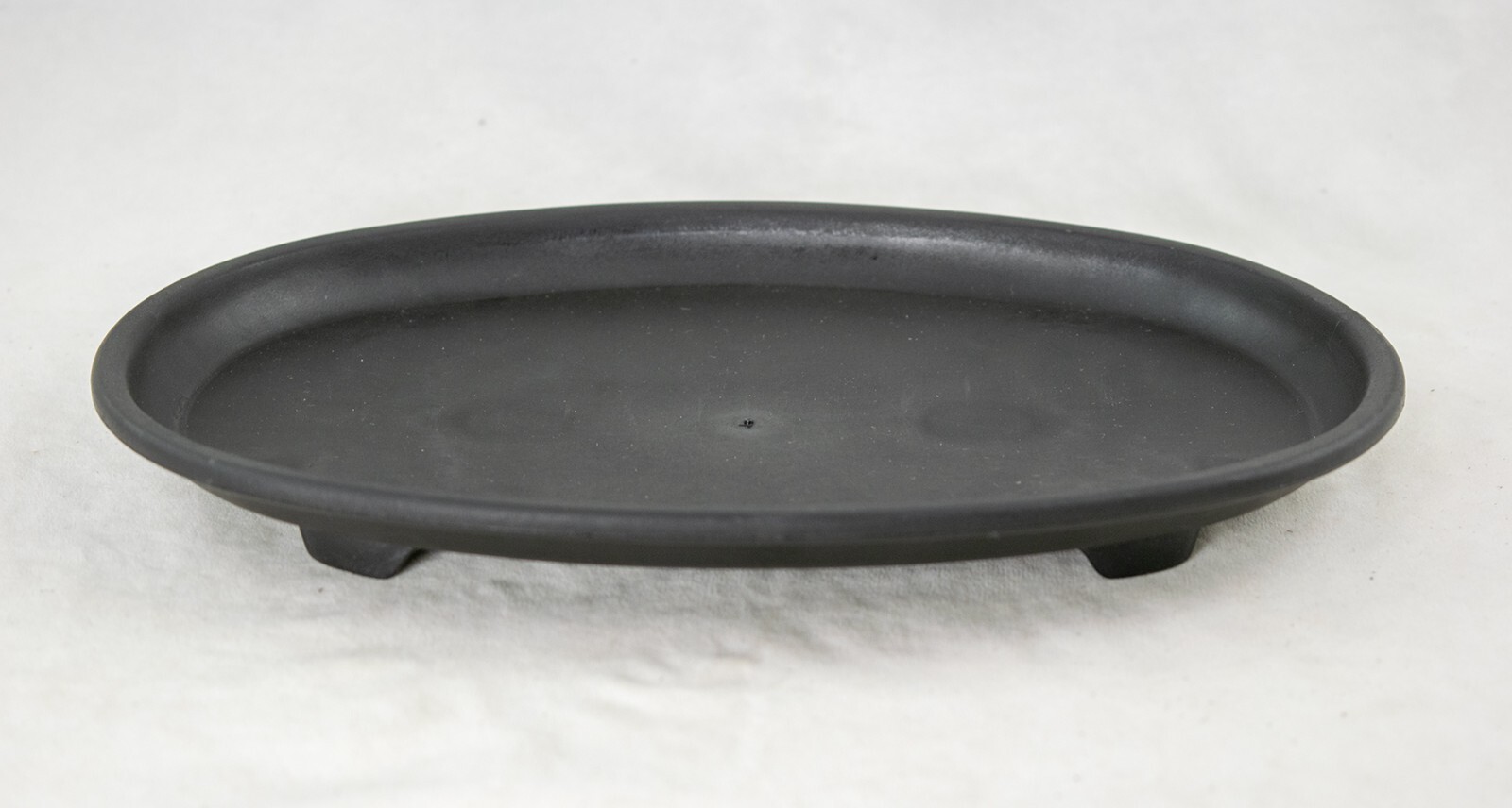 2 Oval Black Plastic Humidity/Drip Tray for Bonsai, Indoor Plant 9.5"x 6.5"x 1" gallery