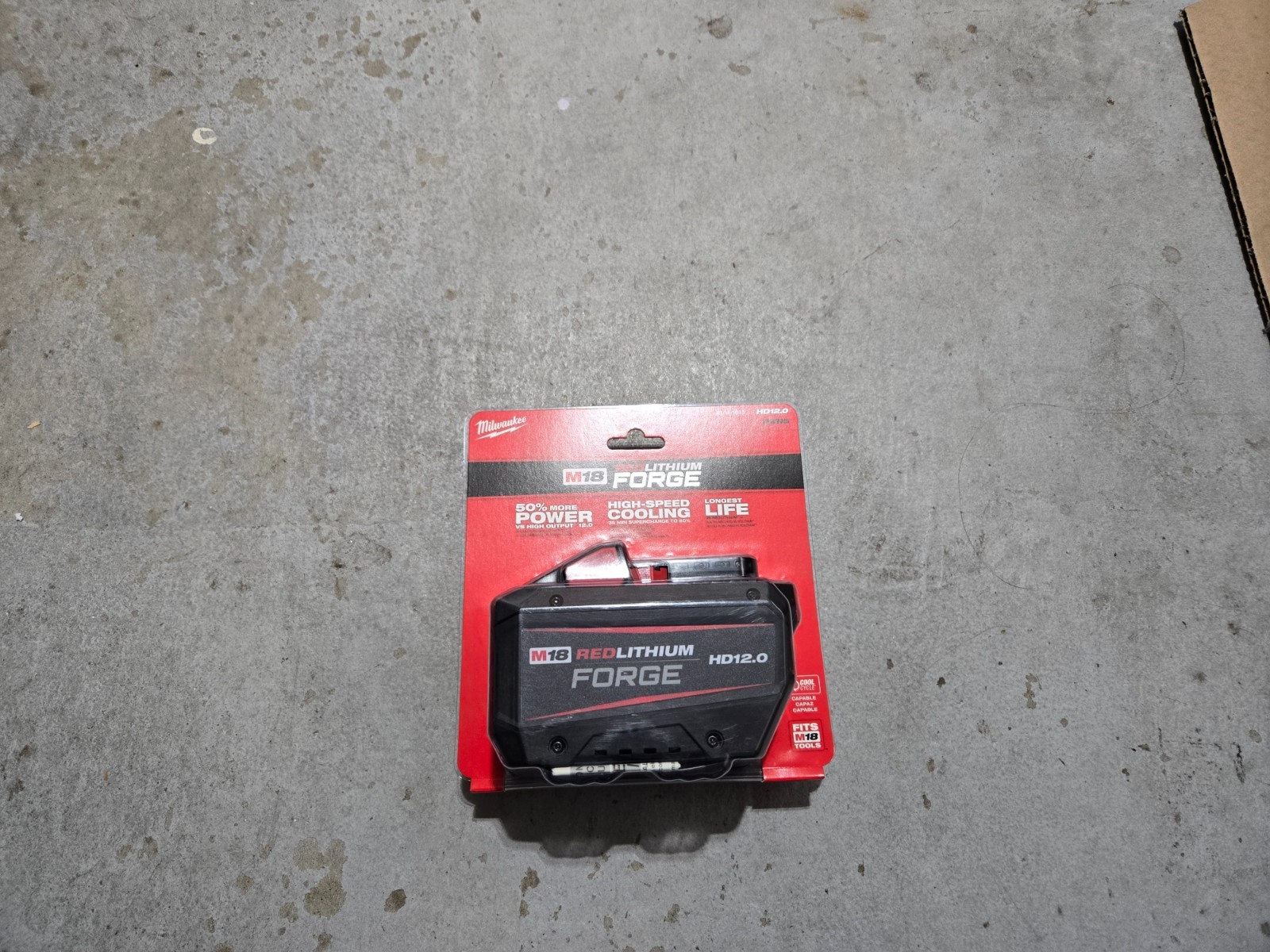 Milwaukee M18 Redlithium Forge HD 12.0 Amp Battery 48-11-1813 gallery