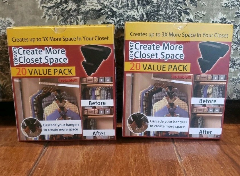 Torakt Create More Closet Space 40 Piece Total Value Pack BRAND NEW 2 Boxes gallery