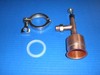 Still Kit Moonshine Topper Keg 2" x 1/2 Copper, Tri Clamp, Gasket, thermometer!! gallery