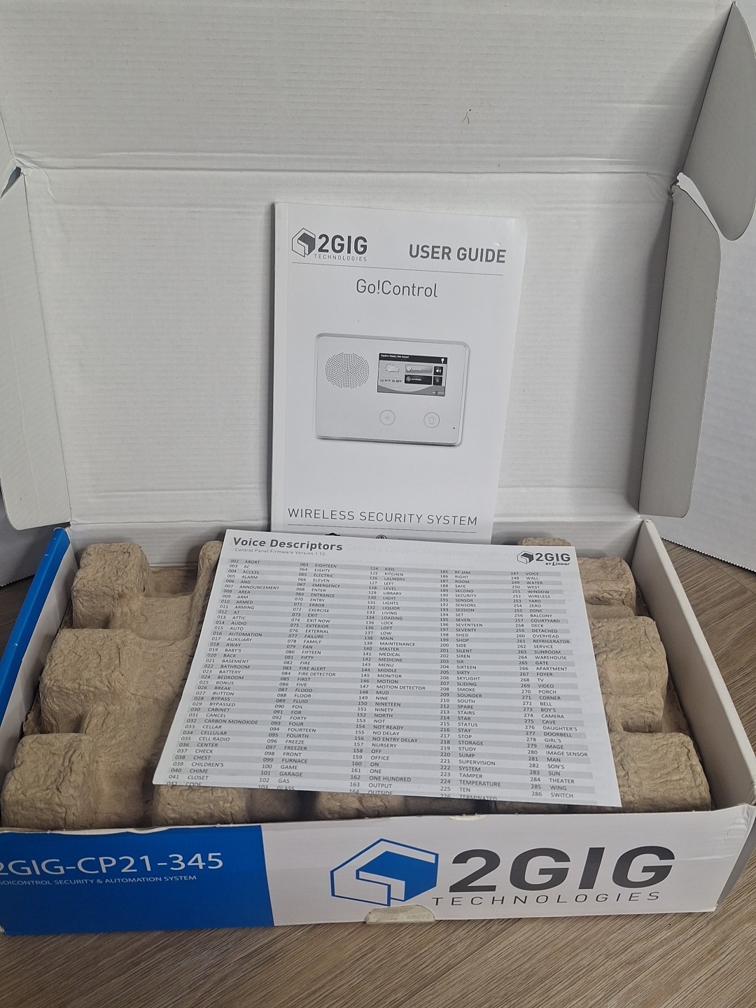 2GIG-CP21-345E Home Security & Home Automation Panel Z-Wave Open Box gallery