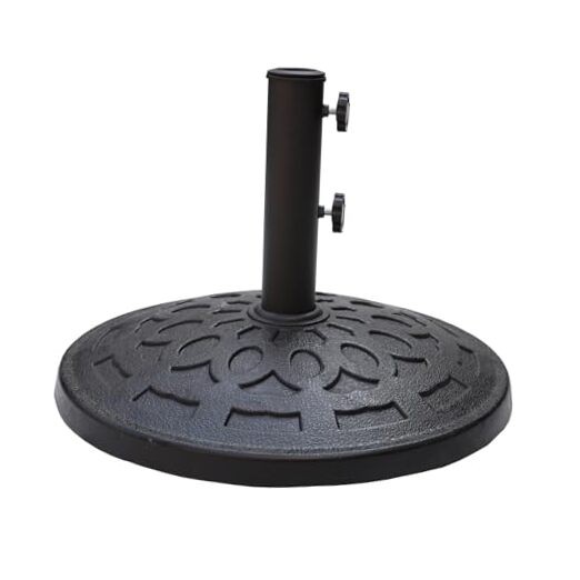 42 lb Heavy Duty Round Patio Base Stand for Outdoor Market Table 42lb Black gallery