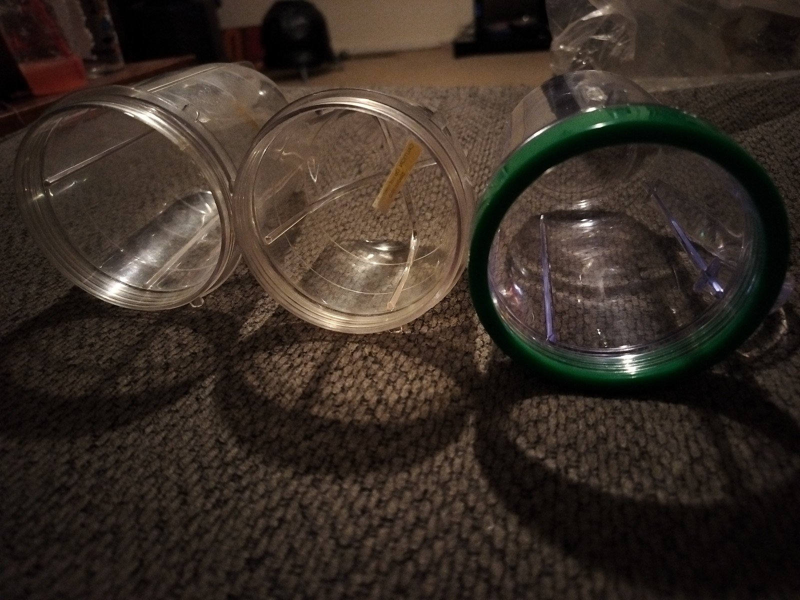 3 Replacement Jar Cups 16 Oz Tall Handle Short Magic Bullet, Blendpar, Blendin gallery