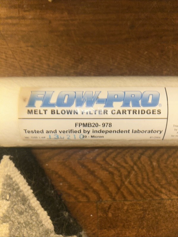 FLOW-PRO-5 PACK (5 In Each Order) Melt Blown Filter Cartridge Model [FPMB20-978] gallery