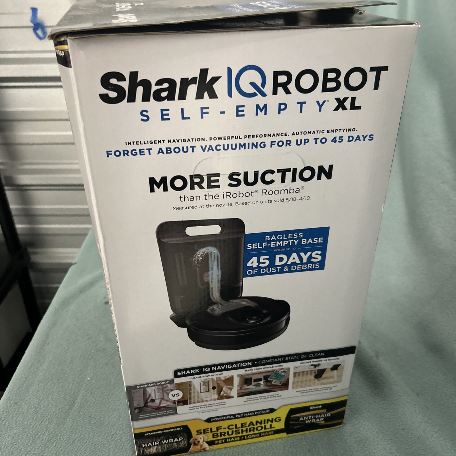 Shark RV1002AE IQ Robot Self-Empty XL Vacuuming for up to 45 days OPEN BOX gallery