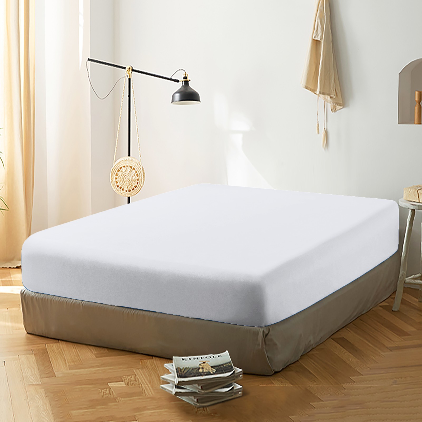 All Size Soft​​ Microfiber Fitted Sheet with Deep Pocket, 23 Colors gallery