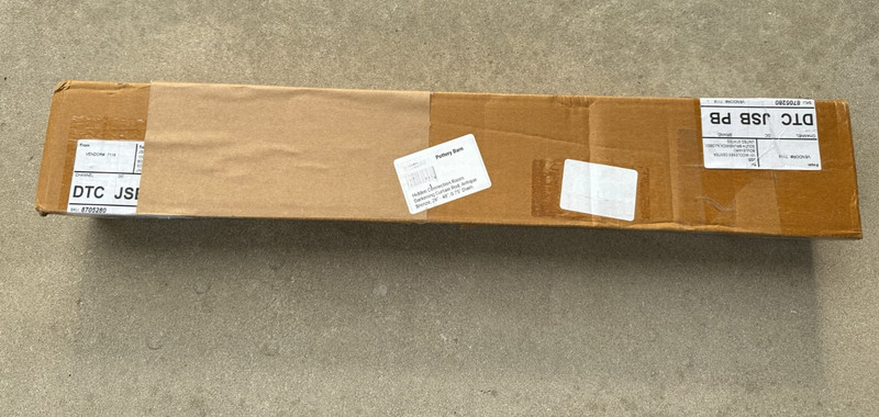 Pottery Barn Hidden Connection Room Darkening Curtain Rod 28"-48" .75" A. Bronze gallery
