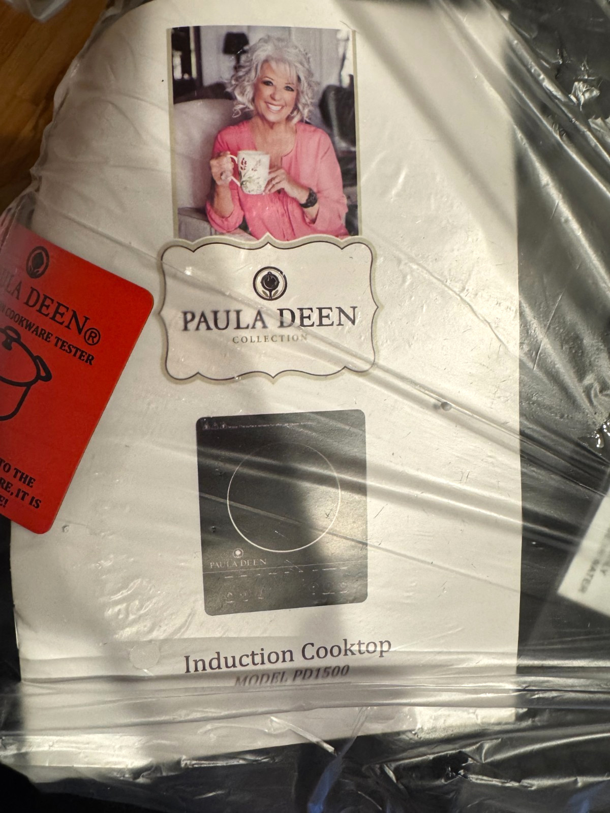 Paula Deen 1500W Induction Cooker Glass- Savannah Floral gallery