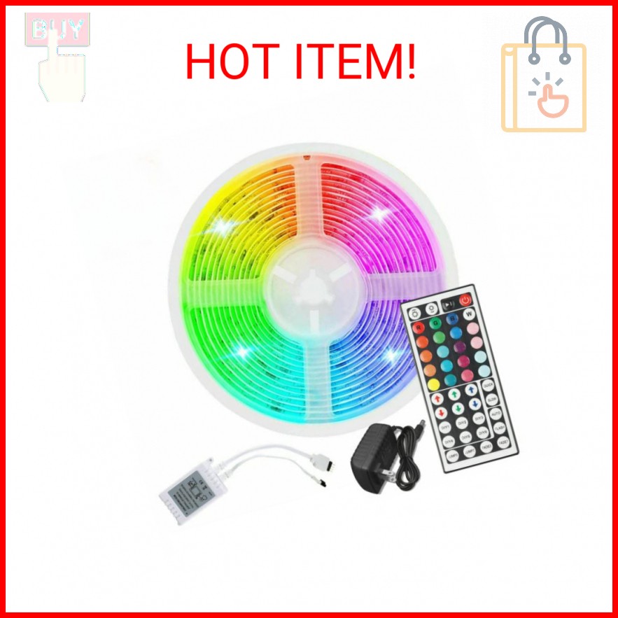 THE PERFECT PART 32FT Flexible 3528 RGB LED SMD Strip Light Remote Fairy Lights gallery