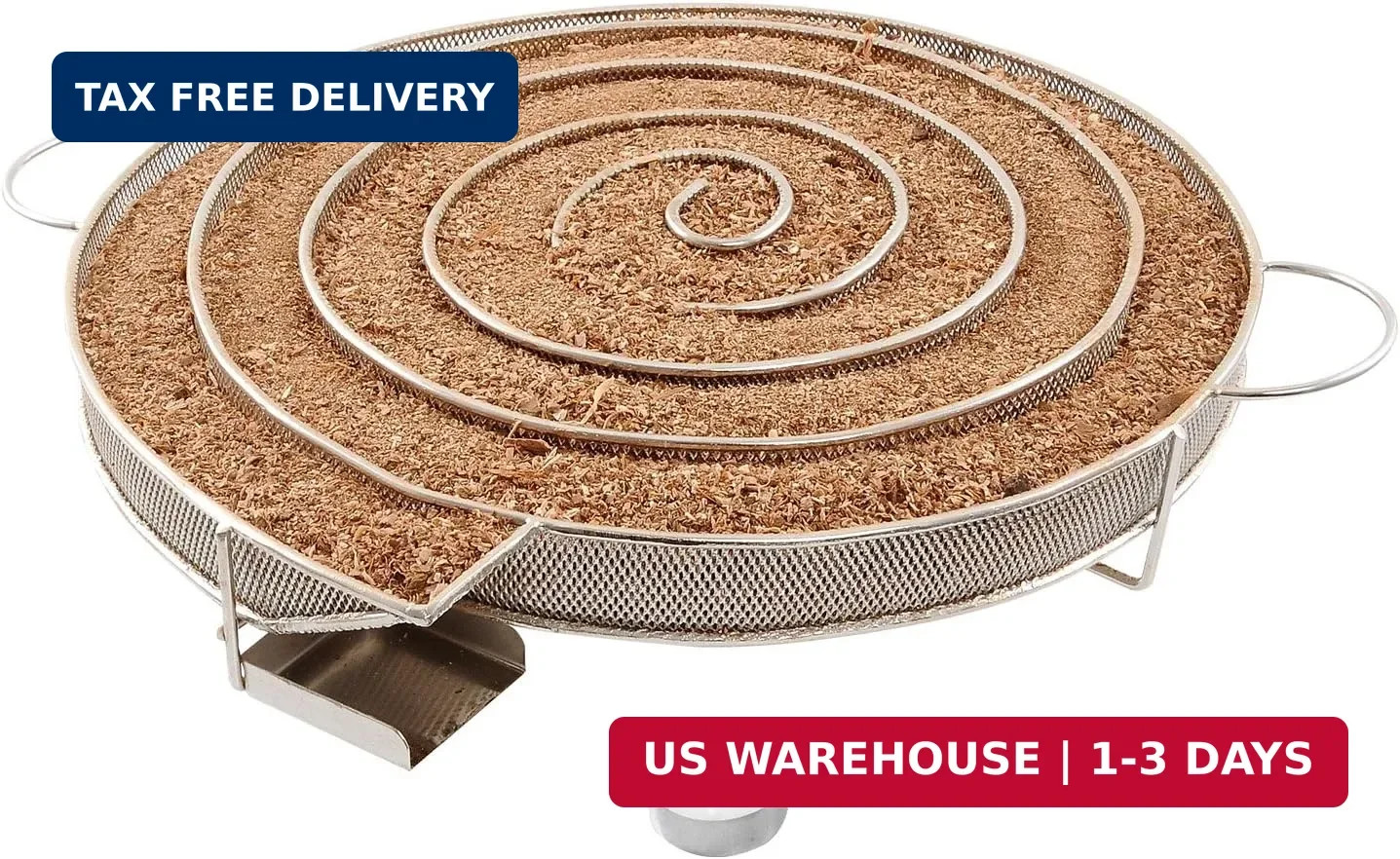 Realcook 13 Inch Cold Smoke Generator for BBQ Grill or Smoker Wood Dust Hot and gallery
