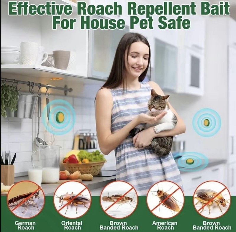 Moonspry Roach Killer Cockroach Traps for Indoor & Outdoor Infestation 24 Pack gallery