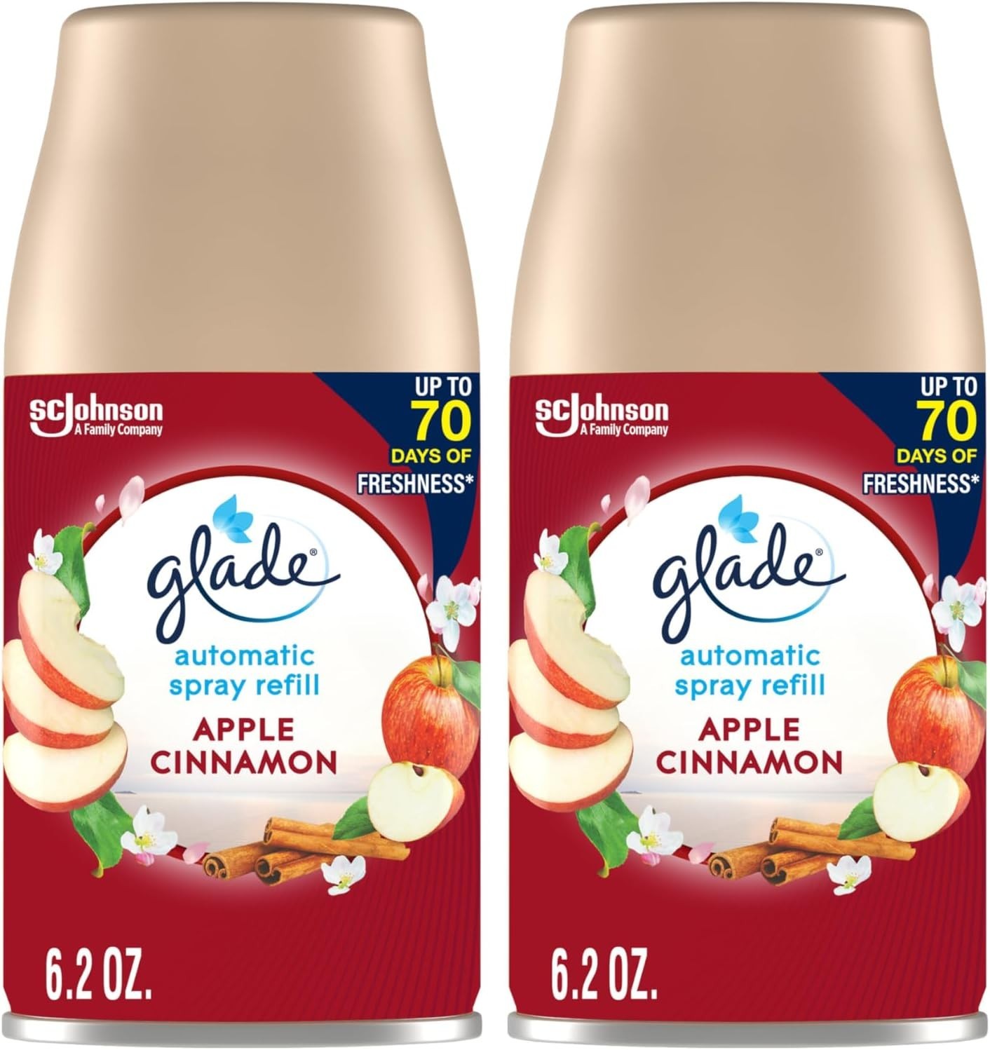 Glade Automatic Spray Refill Air Freshener for Home and Bathroom 6.2 Oz 2 Count gallery