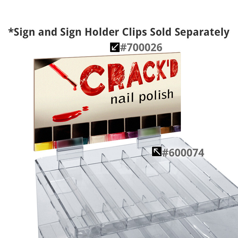 Azar Displays Four-Tier 32 Compartment Display, 8-Comp per Tier. Dimensions:... gallery