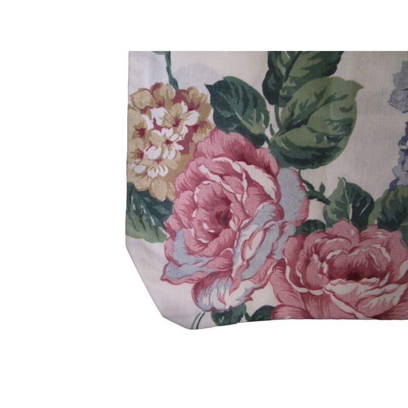 Floral Dan River Pillowcase Polyester Cotton Blend Roses Hydrangeas Standard EUC gallery