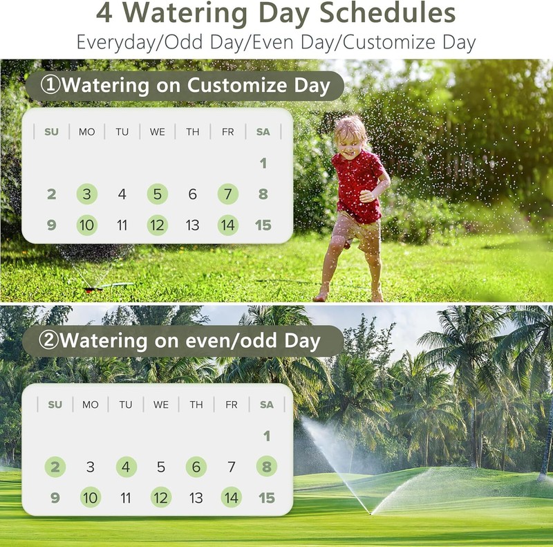 Lawn Smart Sprinkler Watering Timer WiFi Irrigation Controller Water Timer 3Zone gallery