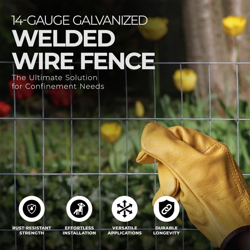 YardGard 14 Gauge Galvanized Welded Wire Fence for Lawn and Plant Care Products gallery