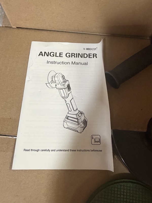 V-MODEST 20V Cordless Angle Grinder 4.5-5" gallery